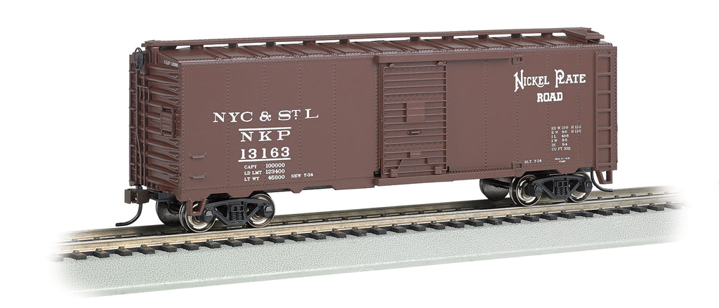 Bachmann Trains NICKEL PLATE ROAD # 13163 - STEAM ERA 40' BOX CAR (HO SCALE)  (BAC15012)