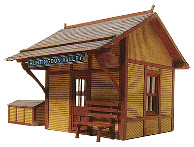 Flag Stop Station - Laser-Art O SCALE (BRA462)