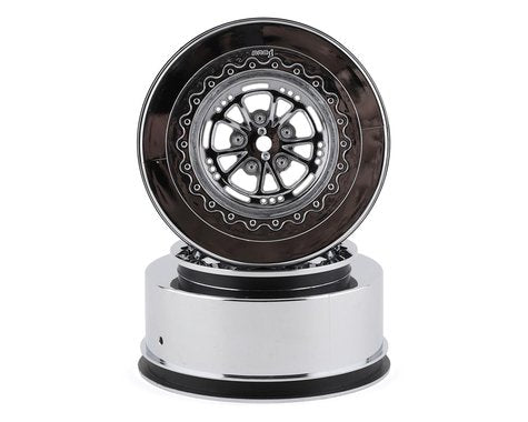 DragRace Concepts AXIS 2.2/3.0" Drag Racing Rear Wheels w/12mm Hex (Chrome) (2)  (DRC218)