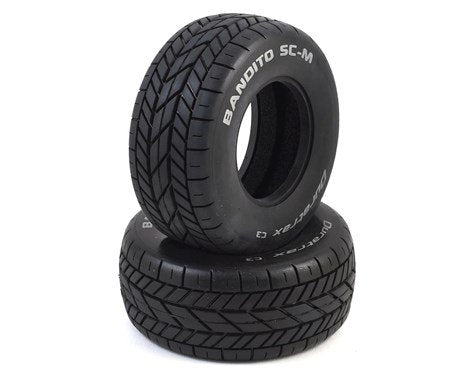 DuraTrax Bandito SC-M Oval Short Course Tire (2) (C3)  (DTXC3801)