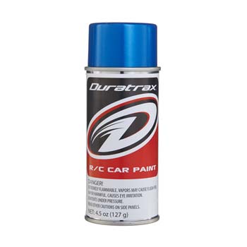 DuraTrax Polycarb Spray (Metallic Blue) (4.5oz)  (DTXR4265)