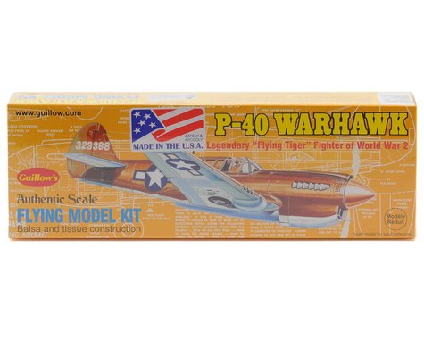 Guillow P-40 Warhawk Flying Model Kit  (GUI501)