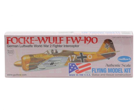 Guillow Focke-Wulf FW-190 Flying Model Kit  (GUI502)