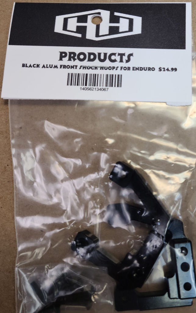Hamilton Hobbies Black Alumunim Shock Hoops for Enduro   (HAM134067)
