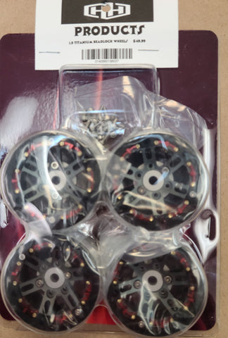 Hamilton Hobbies 1.9 TITANIM BEADLOCK WHEELS  (HAM136037)