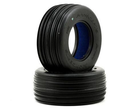 JConcepts Carvers Front Short Course Tires (2) (Green)  (JCO305002)