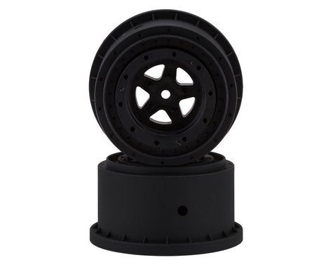 JConcepts Starfish Mambo Beadlock Street Eliminator Rear Drag Wheels (Black) (2) w/12mm Hex (JCO3415B)