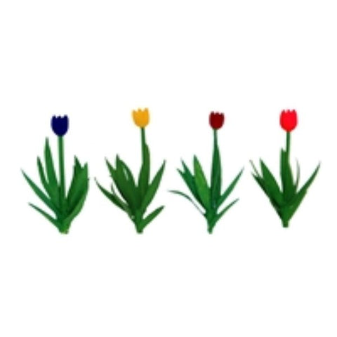 JTT Scenery Tulips:Color Assortment 36/pk – 1/2″) – HO Scale  (JTT955554)