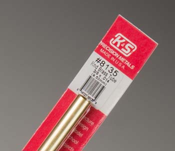 K&S Round Brass Tube 3/8"  (K+S135)