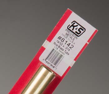 K&S Round Brass Tube 19/32"  (K+S142)