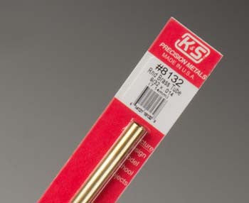 K+S Round Brass Tube 9/32" (K+S8132)