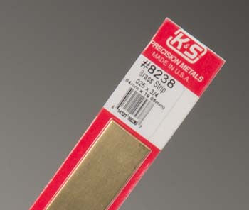 K&S Brass Strip .025x3/4" (K+S8238)