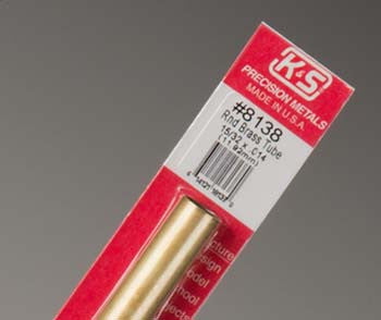 K+S Round Brass Tube 15/32" (K+S8138)