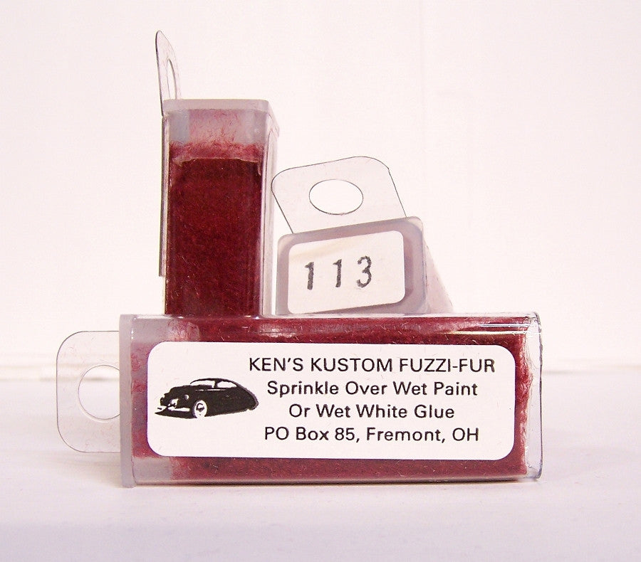 Ken's MAROON FUZZI FUR (KEN-113)