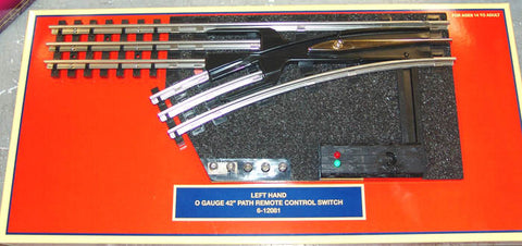 Lionel O gauge 42" left remote switch (LNL612081)
