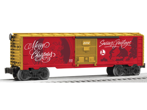 Lionel Personalized Christmas Message Boxcar (LNL681316)