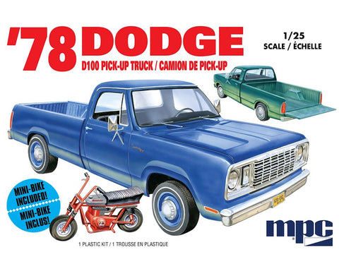 MPC 1/25 1978 Dodge D100 Custom Pickup 2T  (MPC901M)