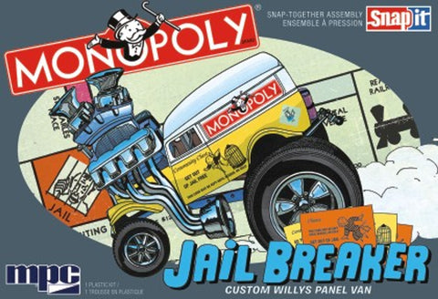 MPC Monopoly Jail Breaker Custom Willys Panel Van (Snap)  (MPC946)