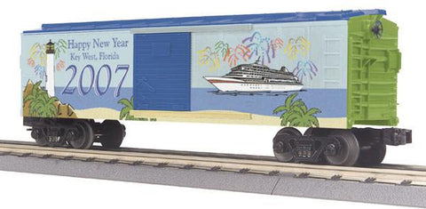 MTH Box Car - New Year's 2007 Car No. 2007   (MTH3074358)