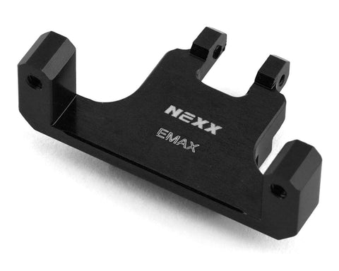 NEXX Racing Axial SCX24 Aluminum Emax Servo Mount (Black)  (NX-244-BL)