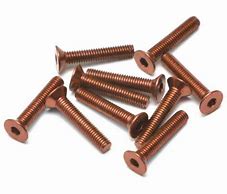 Hamilton Hobbies 3 X 12 Orange Aluminum 7075 Screws (4) (HAM129903)