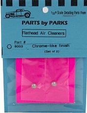 Parts by Park Flathead Air Cleaner (Spun Aluminum) (2)  (PBP8003)