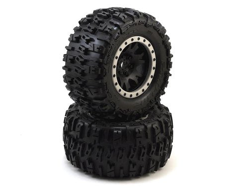 Pro-Line X-Maxx Trencher Pro-Loc Pre-Mounted All Terrain Tires (MX43)  (PRO1015113)