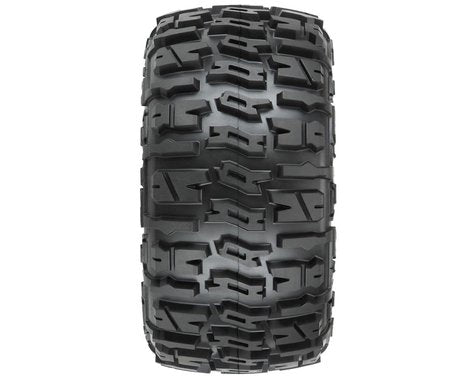 Pro-Line Trencher LP 3.8" Pre-Mounted Truck Tires (2) (Black) (M2)  (PRO10175110)