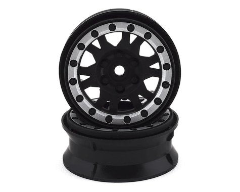 Pro-Line Impulse 1.9" Bead-Loc Wheels (Black/Silver) (2)  (PRO276913)