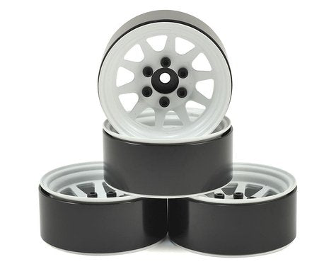 RC4WD OEM Stamped Steel 1.9 Beadlock Wheels (White)  (RC4ZW0278)