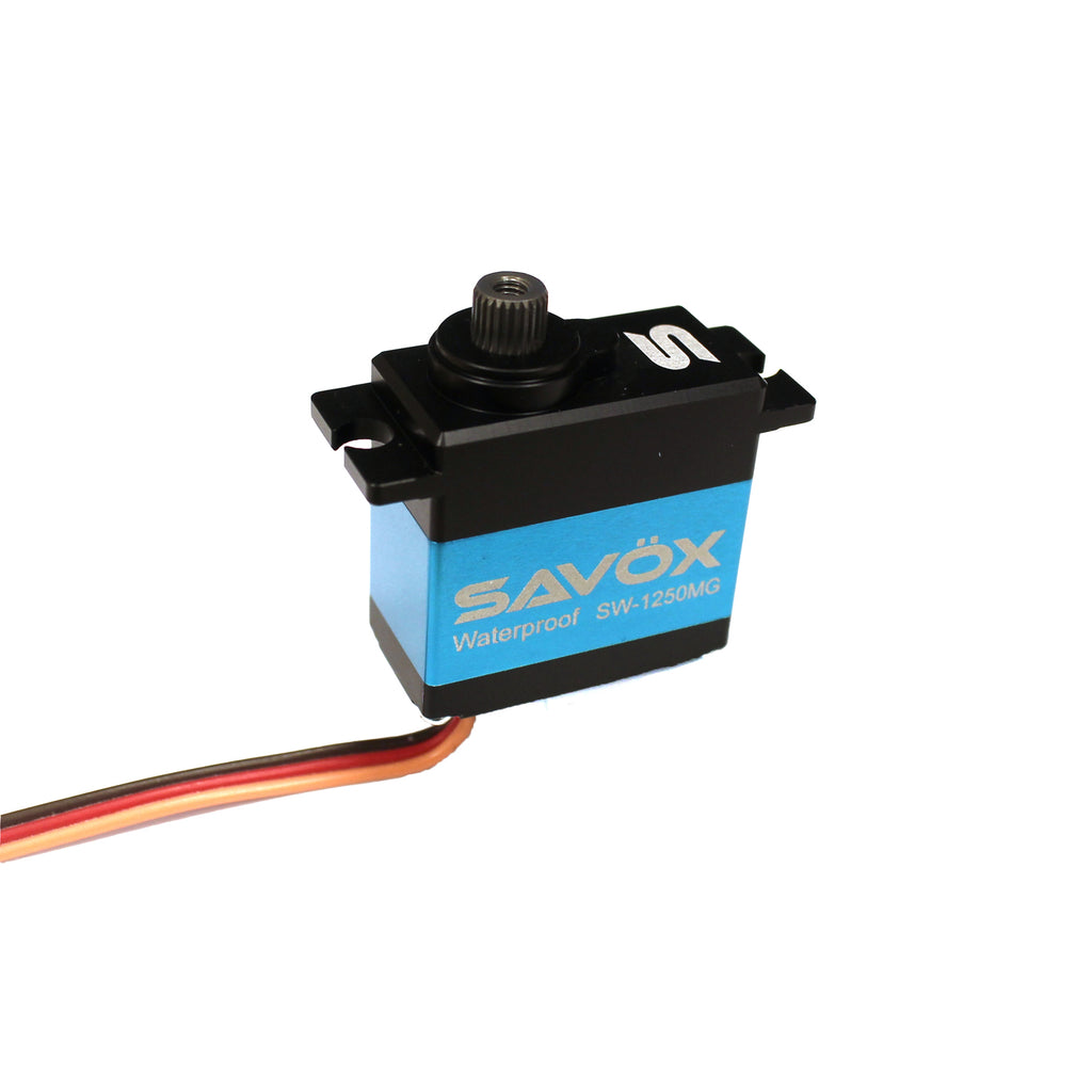 Savox Waterproof Premium Mini Digital Servo .10/111.1@6.0V, Ideal for Traxxas 1/16 Scale (SAVSW1250MG)