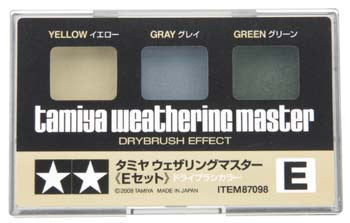 Tamiya Weathering Master E Set Yellow/Gray/Green  (TAM87098)