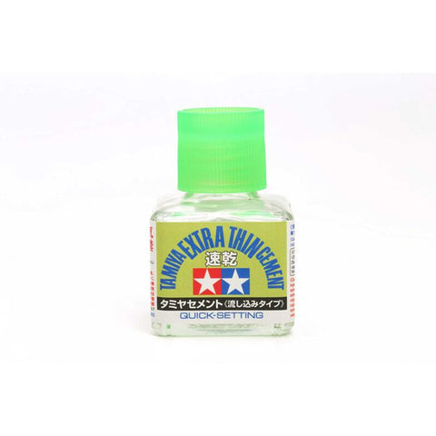 Tamiya Extra-Thin Cement 40ml Quick-Setting    (TAM87182)