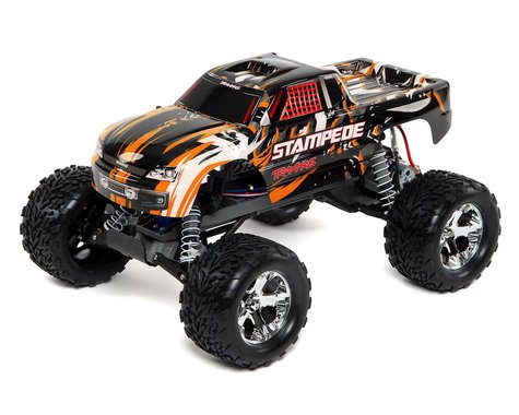 Traxxas Stampede w/ LED Lights (Orange) with charger included (TRA36054-61Orange)