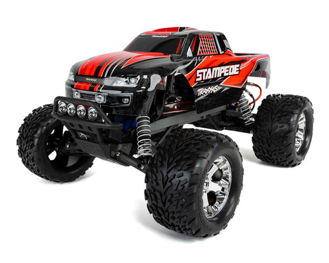 Traxxas Stampede 1/10 RTR Monster Truck (Red) with charger included (TRA36054-61Red))