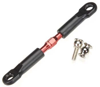 Traxxas Aluminum Turnbuckle Red Assembled 39mm  (TRA3737)