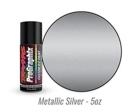 Traxxas Body Paint, Metallic Silver (5Oz)  (TRA5073)