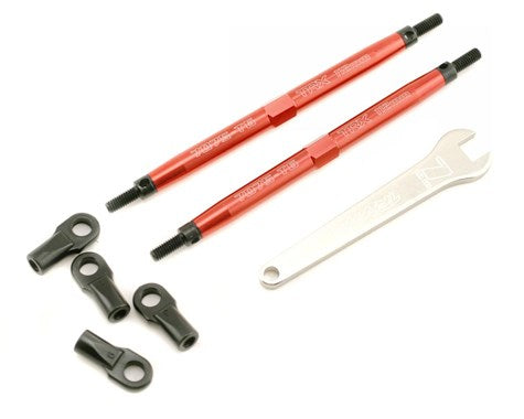 Traxxas Aluminum Toe Link Front Tubes (Red) (2) (TRA5141R)