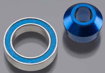 Traxxas Aluminum Bearing Adapter Blue Slash 4X4 (TRA6893X)