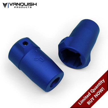 Vanquish Axial SCX10 Lockouts Blue Anodi  (VPS01191)
