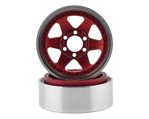 Vanquish Products Method MR310 1.9" Beadlock Crawler Wheels (Red) (2)  (VPS07766)