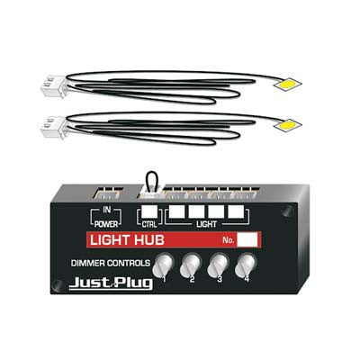 Woodland Scenics Just Plug Lights/Hub Set Warm White  (WOOJP5700)